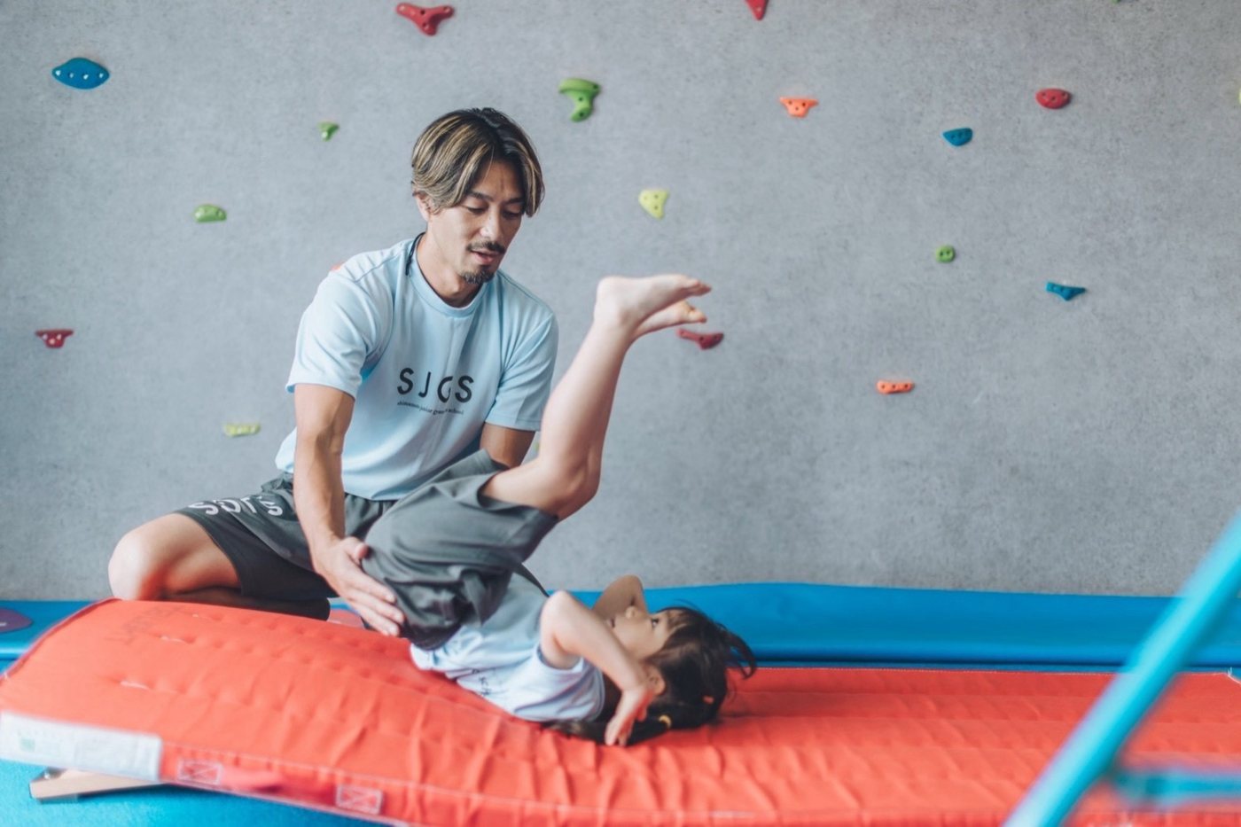 レッスン中の子どもたち